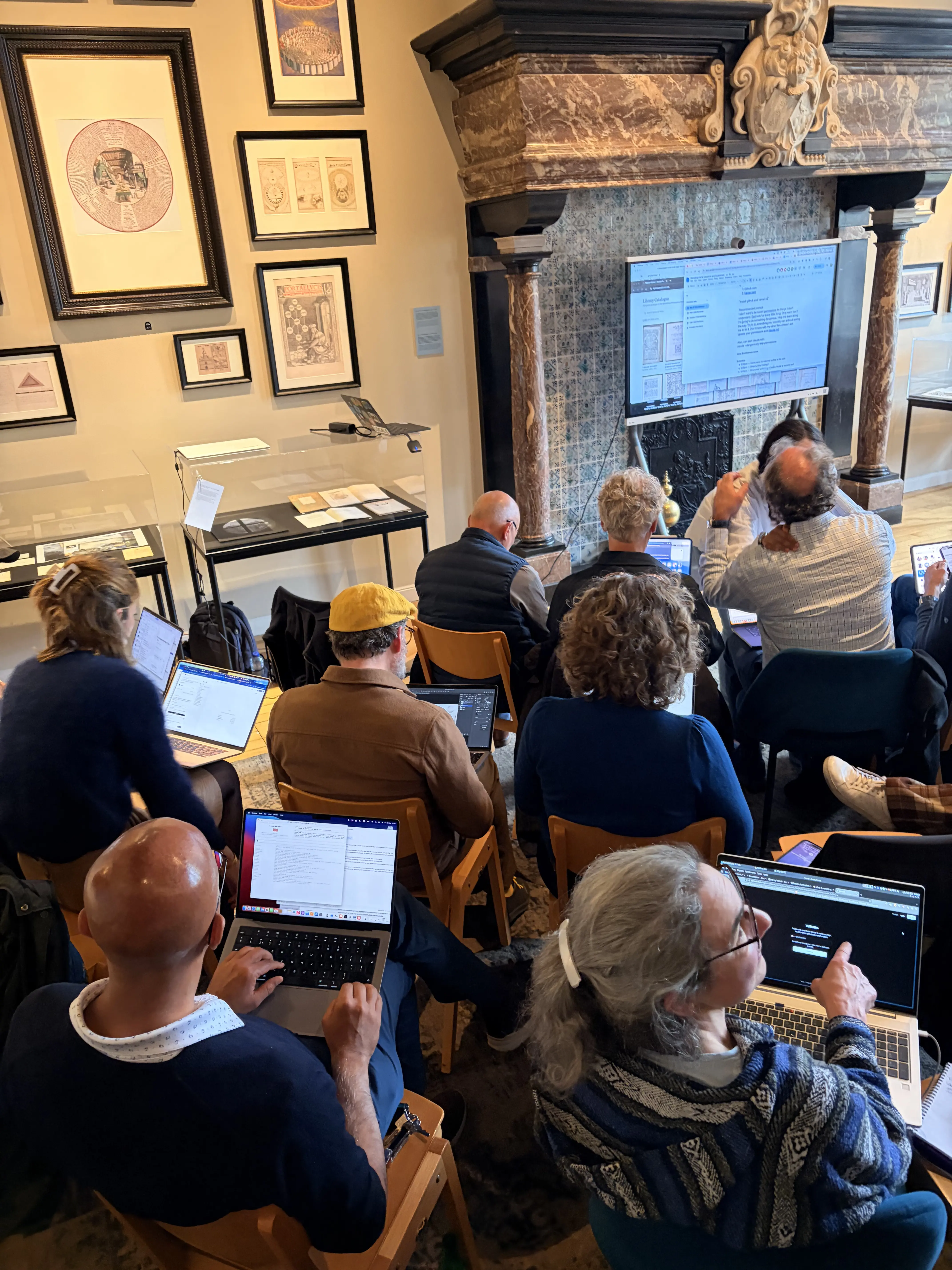 Participants building with AI