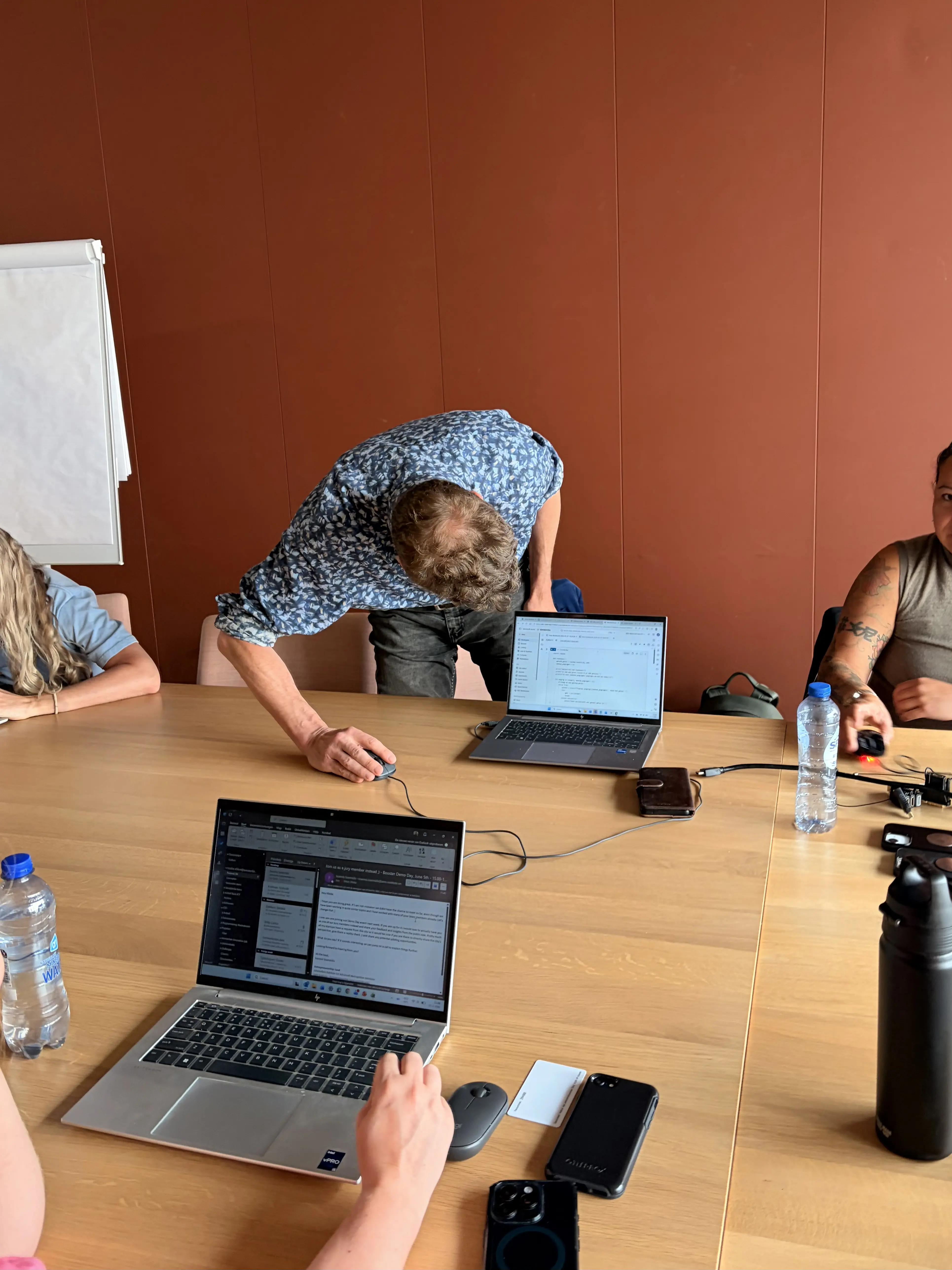 Hands-on work during a Build Session